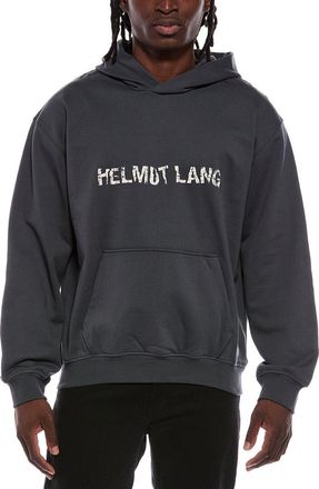 Helmut Lang Crumpled Logo Hoodie