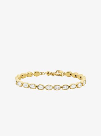 Michael Kors Precious Metal-Plated Cubic Zirconia Tennis Bracelet