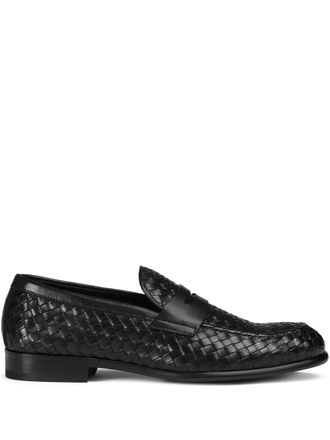 Doucal's Leren loafers - Zwart