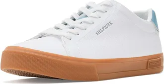 Tommy Hilfiger Rawly Mens Shoes White/Light Blue/Gum : 11.5 D - Medium, Faux Leather