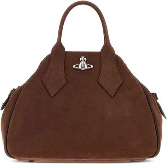 Vivienne Westwood Medium Yasmine Orb shopper met applicatie - Bruin