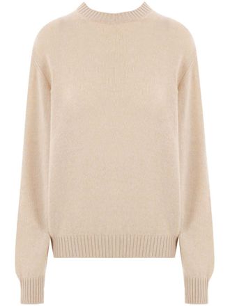 Loro Piana crew-neck cashmere jumper - Neutrals