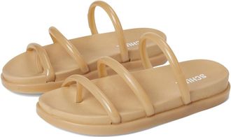 Schutz Polly Sporty Womens Wedge Shoes Bege Cuban Sand : 6.5 M, Synthetic