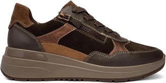 Ara Garda Sneakers - Heren - Sneakers - Bruin - 40 EU - Su&egrave;de - Schoenen