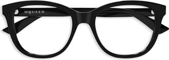 Alexander McQueen Eyewear Bril met cat-eye montuur - Zwart