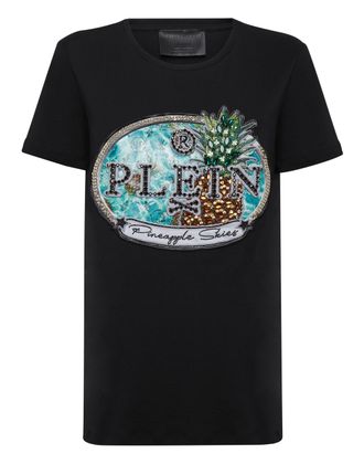 Philipp Plein T-Shirt Ronde Hals Pineapple Skies