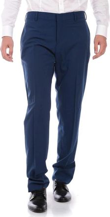 Daniele Alessandrini Blauw Stijlvol Model - Heren - Nette broeken - Blauw - XL - Polyester - Broeken