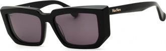 Max Mara MM0126 01A Shiny Black/Smoke