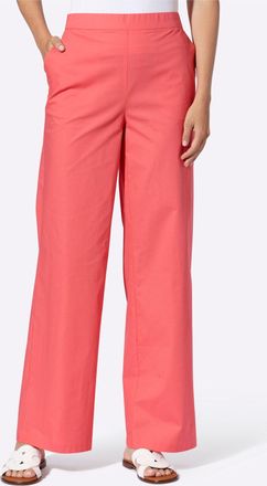 Heine Schlupfhose HEINE, Damen, Gr. 34, Normalgr&ouml;ssen, koralle, 98% Baumwolle, 2% Elasthan, unifarben, Hosen Schlupfhose