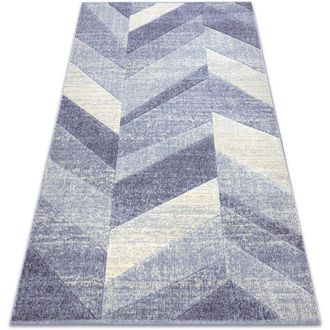 RugsX Rugsx - Alfombra Feel 5673/17944 Espina De Pescado Beige/violet Purple 160x220 Cm