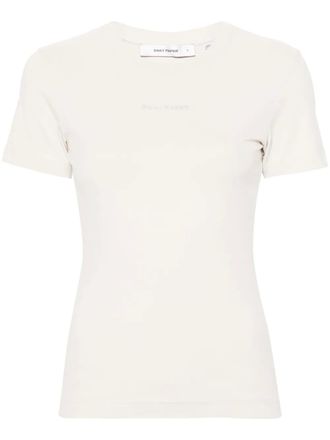 Daily Paper Clothing Logotype T-shirt met geborduurd logo - Beige