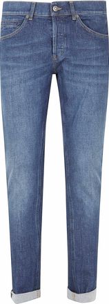 Dondup Blue Medium George Rolled Cuffs Skinny Pants