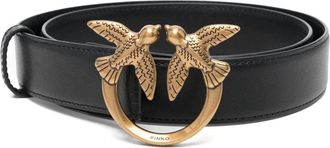 Pinko Riemen - Dames - Riemen - Zwart - ONE Size - Leer - Accessoires