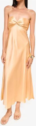 Cami NYC Aveiro Strapless Dress In Cantaloupe