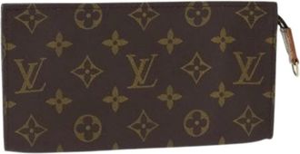 Louis Vuitton Pre-owned Clutches, female, Brown, Size: ONE SIZE Pre-owned Vintage Canvas Clutch