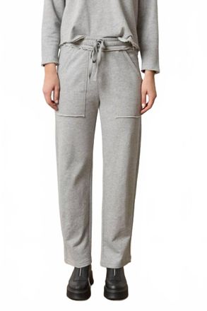 Lilla P Terry Drawstring Pants In Heather Grey