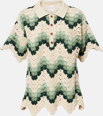 The Upside Top Tidal Sagra in crochet di cotone