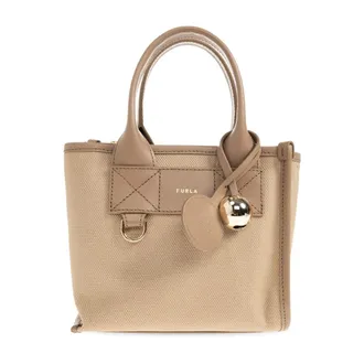 Furla Handbags, female, Beige, Size: ONE SIZE Divide Mini Bag