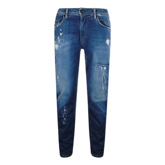 Diesel Narrot-t Ripped Style Blauwe Jogg Jean