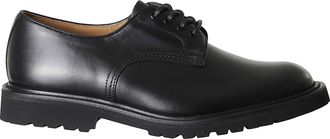 Trickers Black Classic Lace-Up Daniel Leather Shoes