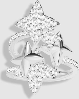 APM Monaco Bague Météorites GM Argent