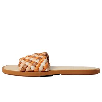 Madewell Nora Puffy Woven Slide Multi-Mulled Cider Multi NF179-957 Womens