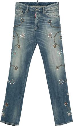 Dsquared2 The American jeans - men - Cotton/Polyester/Elastane/Polyester/Cotton - 50 - Blue
