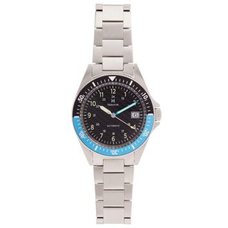 Heritor Mens Calder Stainless Steel Watch - Blue - One Size