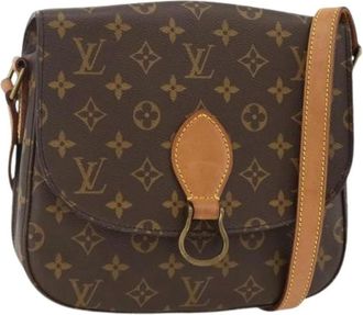Louis Vuitton Pre-owned Cross Body Bags, female, Brown, Size: ONE SIZE Pre-owned Saint Cloud Shoulder Bag