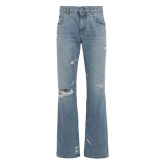 Dolce & Gabbana Denim Trousers - male - Dolce & Gabbana - Flare Jeans - Blue - XL - Jeans