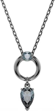 Swarovski Mesmera Ruthenium Plated Mixed Cuts Necklace