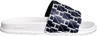 HUGO BOSS Match Slid 50471785 - Dames - Sandalen - Wit - 39 EU - Polyester - Schoenen