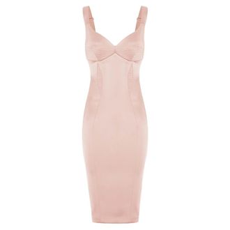 Elisabetta Franchi Midi Dresses, female, Pink, Size: S Dress
