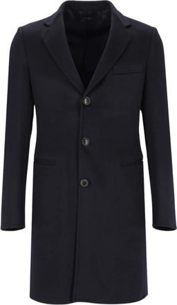 Giorgio Armani Cappotto monopetto - - Coats - Uomo - Blu - L