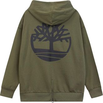 Timberland Tree Logo Hoodie Olive Green A5PVA-A58