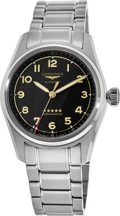 Longines Spirit Grey Dial Titanium Mens Watch L3.811.1.53.6