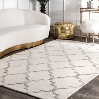 nuLOOM Hand Tufted Park Avenue Trellis Area Rug