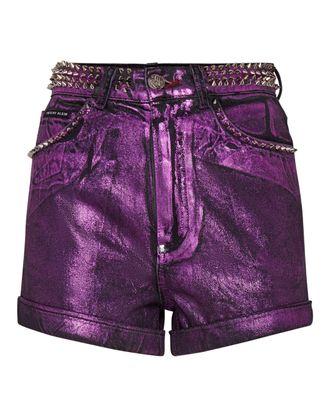 Philipp Plein Hot pants Tie dye