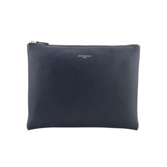 Pourchet Heren, Tassen, Blauw, Maat: ONE Size Leer
