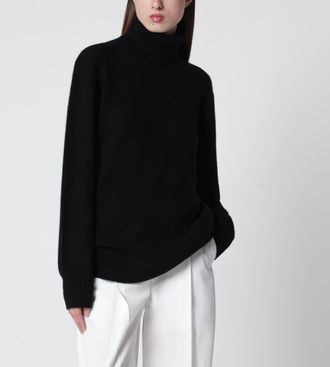 Toteme Dolcevita nera in cashmere