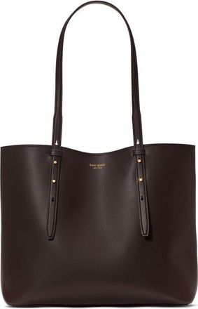 Kate Spade New York do it all fine grain leather tote in Hot Fudge at Nordstrom