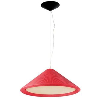 Faro Barcelona Faro Hue-in - L&aacute;mpara Colgante De Techo Tipo C&uacute;pula Peque&ntilde;a Con 3 Luces Burdeos, E27