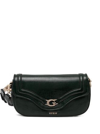 Guess Co Crossbodytas met logoplakkaat - Groen