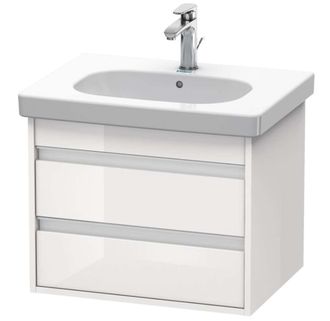 Duravit Ketho Tocador De Pared 6650, 2 Cajones, 600mm, Para El - Duravit