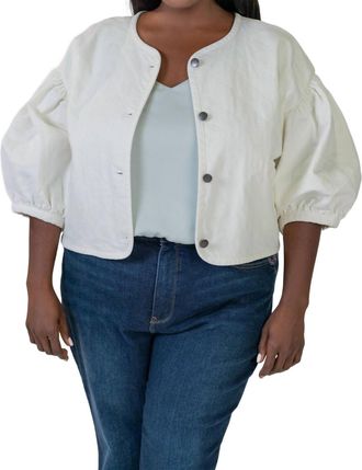 Tanya Taylor Samantha Jacket - Plus In Ivory