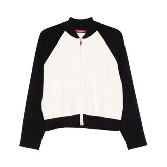 Max Mara Bomber Jackets, female, Multicolor, Size: L Bomber Jacket