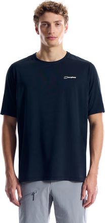 Berghaus T-Shirt BERGHAUS BOWBURN TECH TEE AM, Herren, Gr. XXL, jet schwarz, Obermaterial: 94% Polyester, 6% Elasthan. Futter: 100% Polyester, Shirts T-Shirt, 