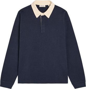 Frame Denim Cotton Rugby top - Navy - XL