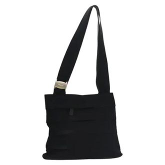 Ferragamo Pre-owned borse a mano di tela - - Pre-owned - Donna - Nero - ONE SIZE
