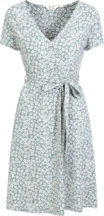 Mountain Warehouse Santorini Jersey UV Protection Wrap Dress in Blue at Nordstrom, Size 10